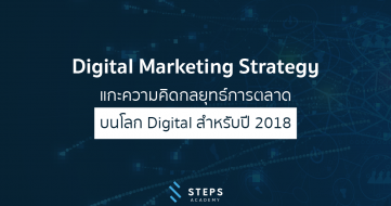 Digital Marketing Strategy แกะความคิดกลยุทธ์การตลาด บนโลกออนไลน์สำหรับองค์กร