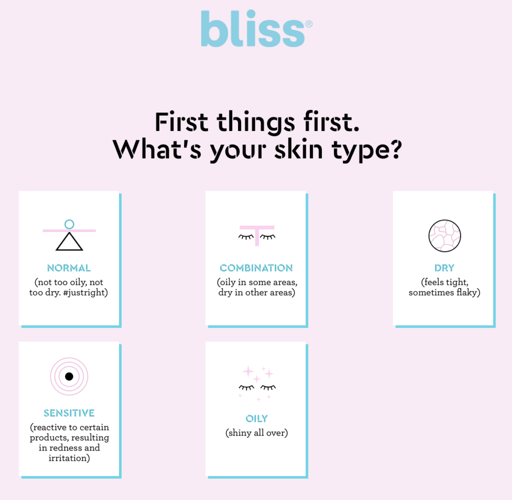  Bliss สอบถามข้อมูลส่วนตัวเพื่อแนะนำสินค้าที่เหมาะสมให้ลูกค้า