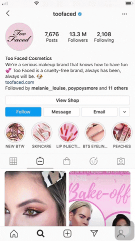 Too Faced - ใช้ IGTV 
