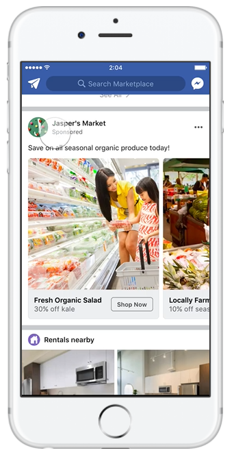 Facebook Marketplace video ads