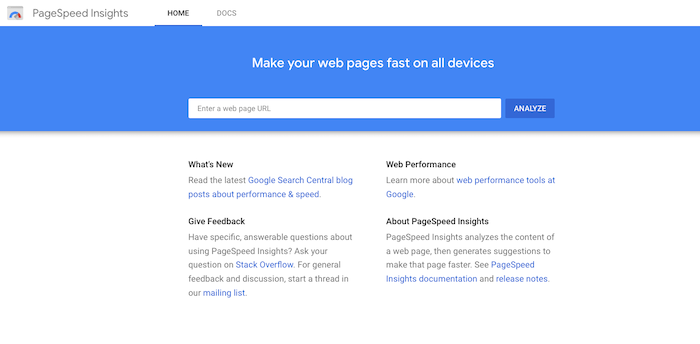 แบรนด์สามารถทดสอบอัตราความเร็วเว็บไซต์ของเราได้ด้วย Google PageSpeed Insights 