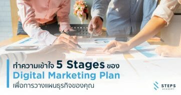 5 Stages ของ Digital Marketing Plan