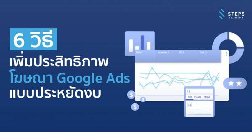 6 วิธีเพิ่มประสิทธิภาพโฆษณา Google Ads แบบประหยัดงบ