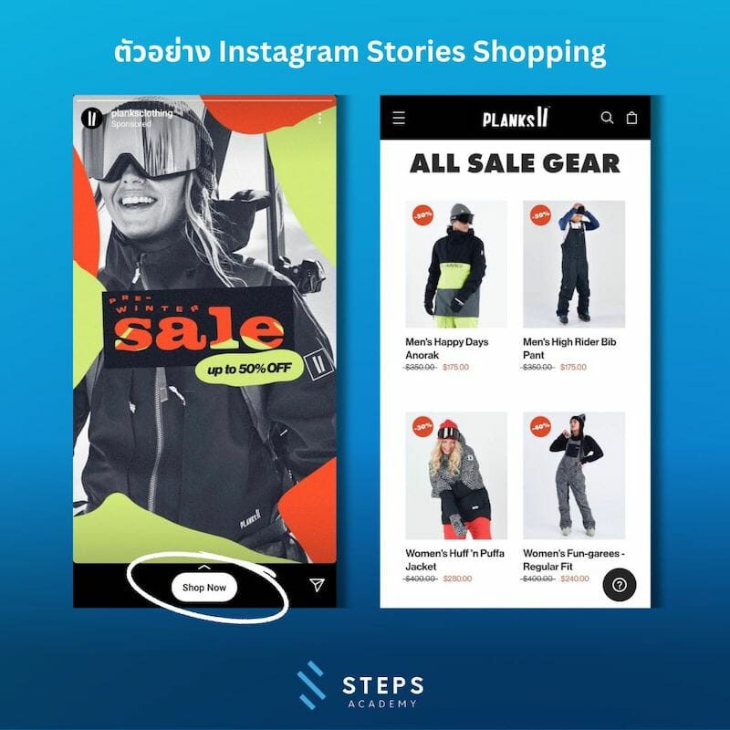 Instagram Stories Shopping